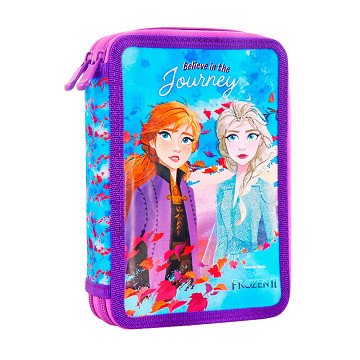 Disney Frozen Filled Pencil Case Purple