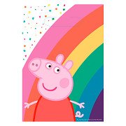 Uitdeelzakjes Peppa Pig, 8st.