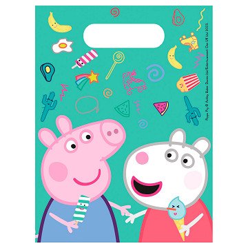 Peppa Pig party bags, 6 pcs.