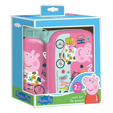 Peppa Pig Drinking Bottle and Lunch Box
