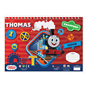 Thomas the Train Sketchpad with Coloring Pages and Template