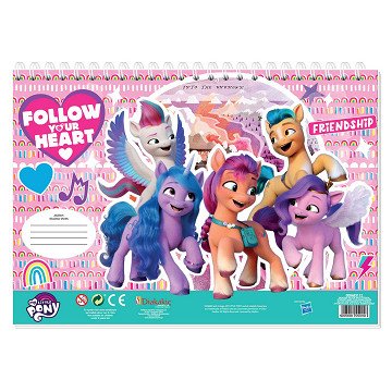 Malvorlagen „My Little Pony“ mit Schablone und Stickerbogen