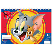 Tom & Jerry Coloring Pages with Stencil and Sticker Sheet