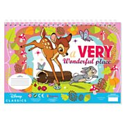 Bambi Coloring Pages with Stencil and Sticker Sheet