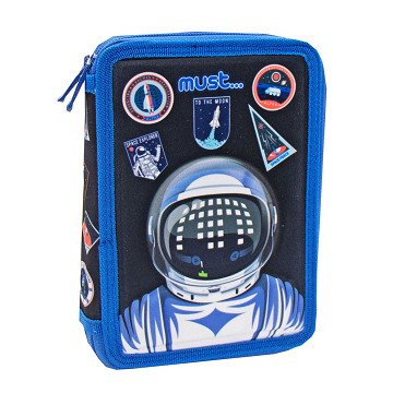 Gefülltes Astronauten-Federmäppchen