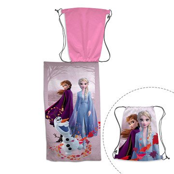 Disney Frozen Beach Towel and Swim Bag 2in1
