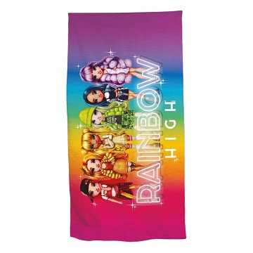 Beach towel Rainbow High, 70x140cm