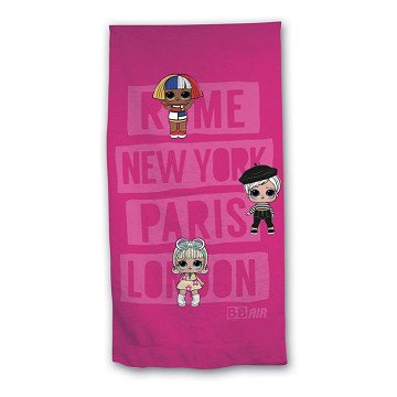 L.O.L. Surprise Beach Towel Polyester, 70x140cm