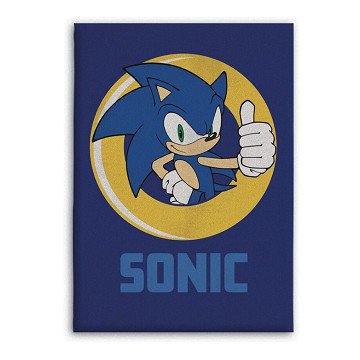 Fleece Blanket Sonic, 100x140cm