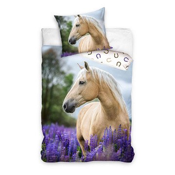Dekbedovertrek Paard Katoen, 140x200cm