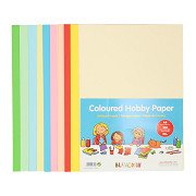 Hobbypapier farbig A4, 80 Gramm, 100 Blatt