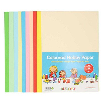 Hobbypapier Gekleurd A4, 80grams, 100vellen