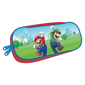 Oval Super Mario Pencil Case with Zipper