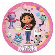 Paper Plates Gabby's Dollhouse, 8pcs.