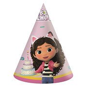 Party hats Gabby's Dollhouse, 6 pcs.