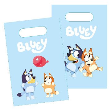 Paper Bluey Party Bags, 8 pcs.