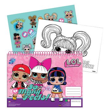 L.O.L. Surprise A4 Drawing Pad, 30 Sheets