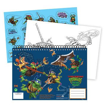 Zeichenblock Ninja Turtles A4, 40 Blatt