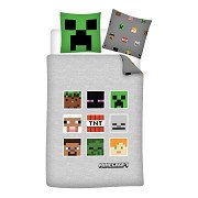 Dekbedovertrek Minecraft Microfiber, 140x200cm