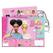 Tekenblok Barbie, 40 Vellen incl. Stickers