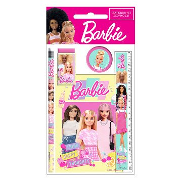 Writing set Barbie, 5 pieces