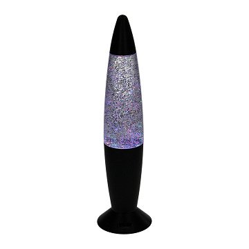 Glitter LED Lamp Color Changing, 34cm