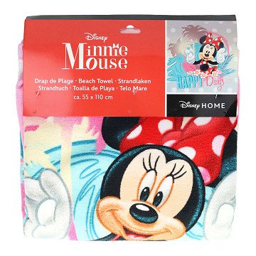 Handdoek Poncho Minnie Mouse 55x110cm