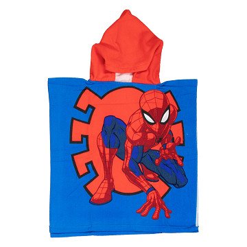 Towel Poncho Spiderman 55x110cm