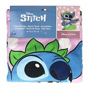 Handtuch Poncho Stitch Lila 55x110cm