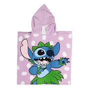 Towel Poncho Stitch Purple 55x110cm