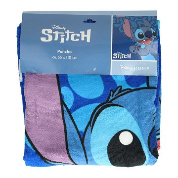 Handtuch Poncho Stitch Blau 55x110cm