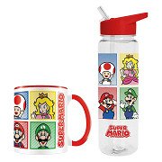 Super Mario Geschenkset – Tasse, Becher und Magnet