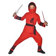 Ninja Warrior Red Kids Costume - 6-8 Years