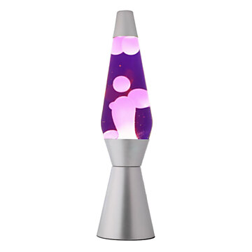 Lava lamp Silver/Purple, 40cm