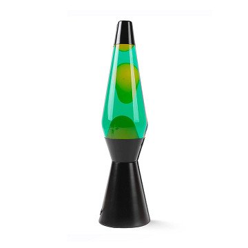 Lava lamp Black/Green, 40cm