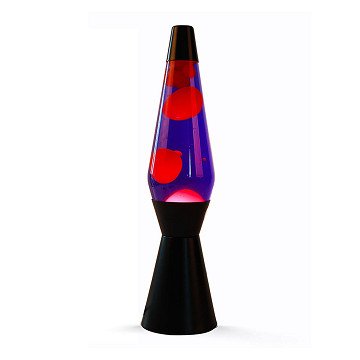 Lava lamp Black/Purple, 40cm