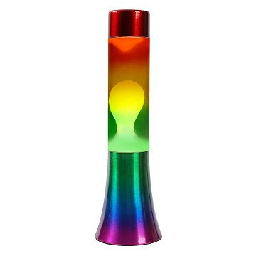 Lavalampe Regenbogen, 30cm