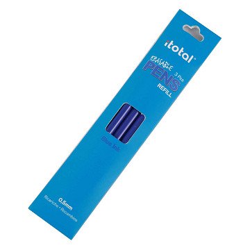 Erasable Ink Refill Blue, 3 pcs.