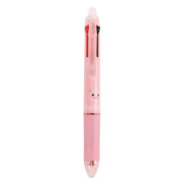 4in1 Erasable Multicolour Pen Pig