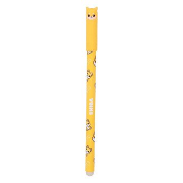 Erasable Ballpoint Pen with Cap Shiba