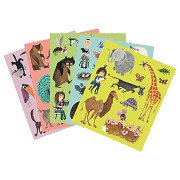 Animals by Fiep Sticker sheets, 5 pcs