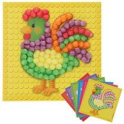 Playmais Mosaikkarten Bauernhof dekorieren