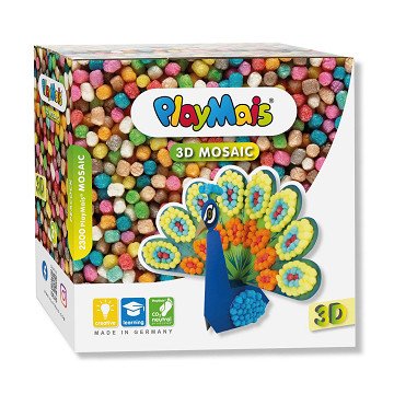 Playmais Mosaik 3D Pfau