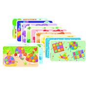 PlayMais Decorating Cards Shapes & Colors, 24 pcs.
