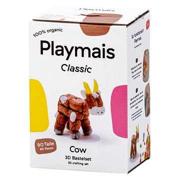 Playmais Classic 3D Cow - 90 pcs.