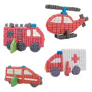 Playmais Cards Decorate Fire Truck