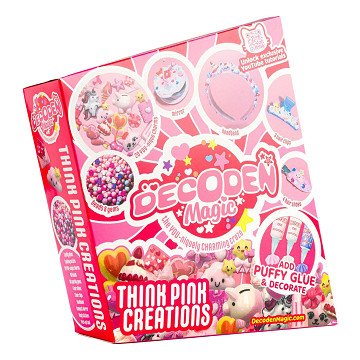 Decoden Magic - Deluxe: Think Pink Creations Puffylijm Knutselpakket