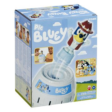 Tomy Pop Up Bluey in the Barrel Children's Play