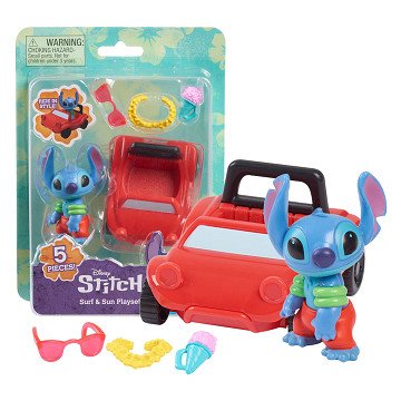 Stitch Surf en Sun Speelset, 5dlg.