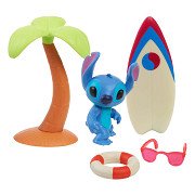 Stitch-Spielfigur mit Surfbrett-Spielset, 5-teilig.